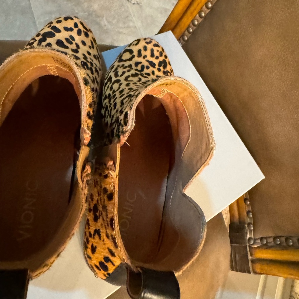 Vionic Leopard Print Ankle Boots - image 4